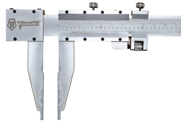 YUZUKI® Vernier Caliper with Fine Adjustment (Long Range) NIB Style - Image 2
