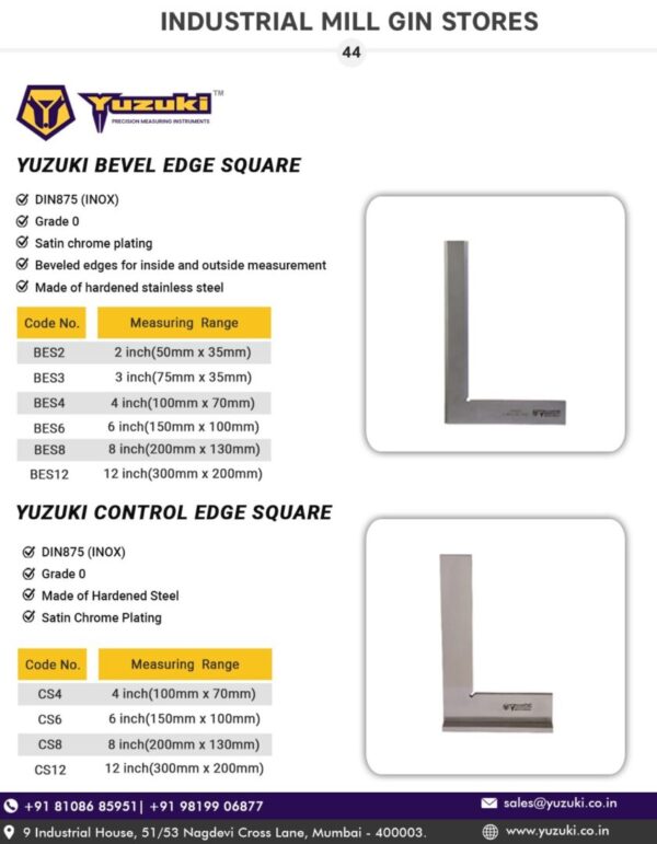 Yuzuki® Control Try Square - Image 2