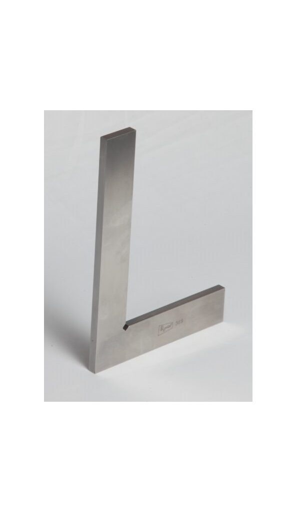 Crystal Hardened and Ground Beveled Edge Square for Accurate Right Angles