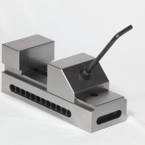 Crystal Grinding Vice, hardened and ground, designed for precision clamping during grinding and machining tasks.