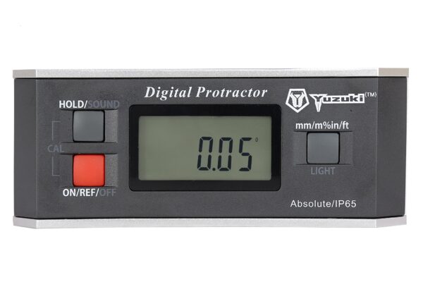 Yuzuki® Digital Level Protractor for accurate angle and level measurements - Precision Measuring Tool
