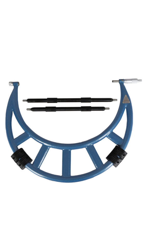 Yuzuki® Adjustable Outside Micrometer with Interchangeable Anvils for precise measurements - Precision Measuring Tool