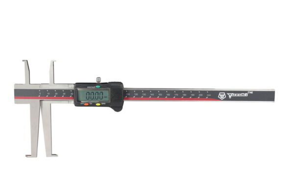 Yuzuki® Digital Inside Groove Caliper with Upper Jaws for precise groove measurements - Precision Measuring Tool