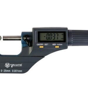 Yuzuki® Electronic Micrometer (Spherical Anvils) for precise spherical measurements - Precision Measuring Tool