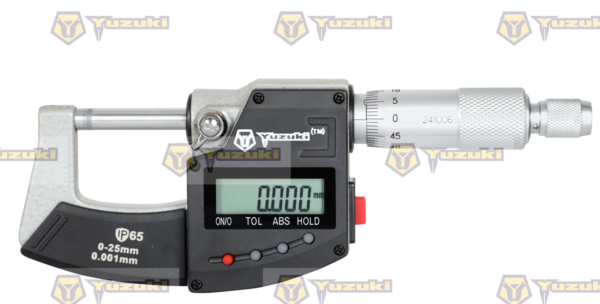 Yuzuki® Bluetooth Micrometer (IP65) for precise and wireless measurements - Precision Measuring Tool